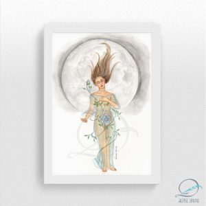 Quadro decorativo – Filha da Lua