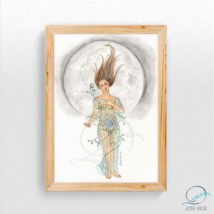 Quadro decorativo – Filha da Lua