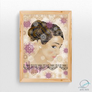 Quadro decorativo – Flor do deserto